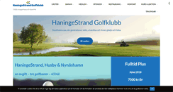 Desktop Screenshot of haningestrand.se